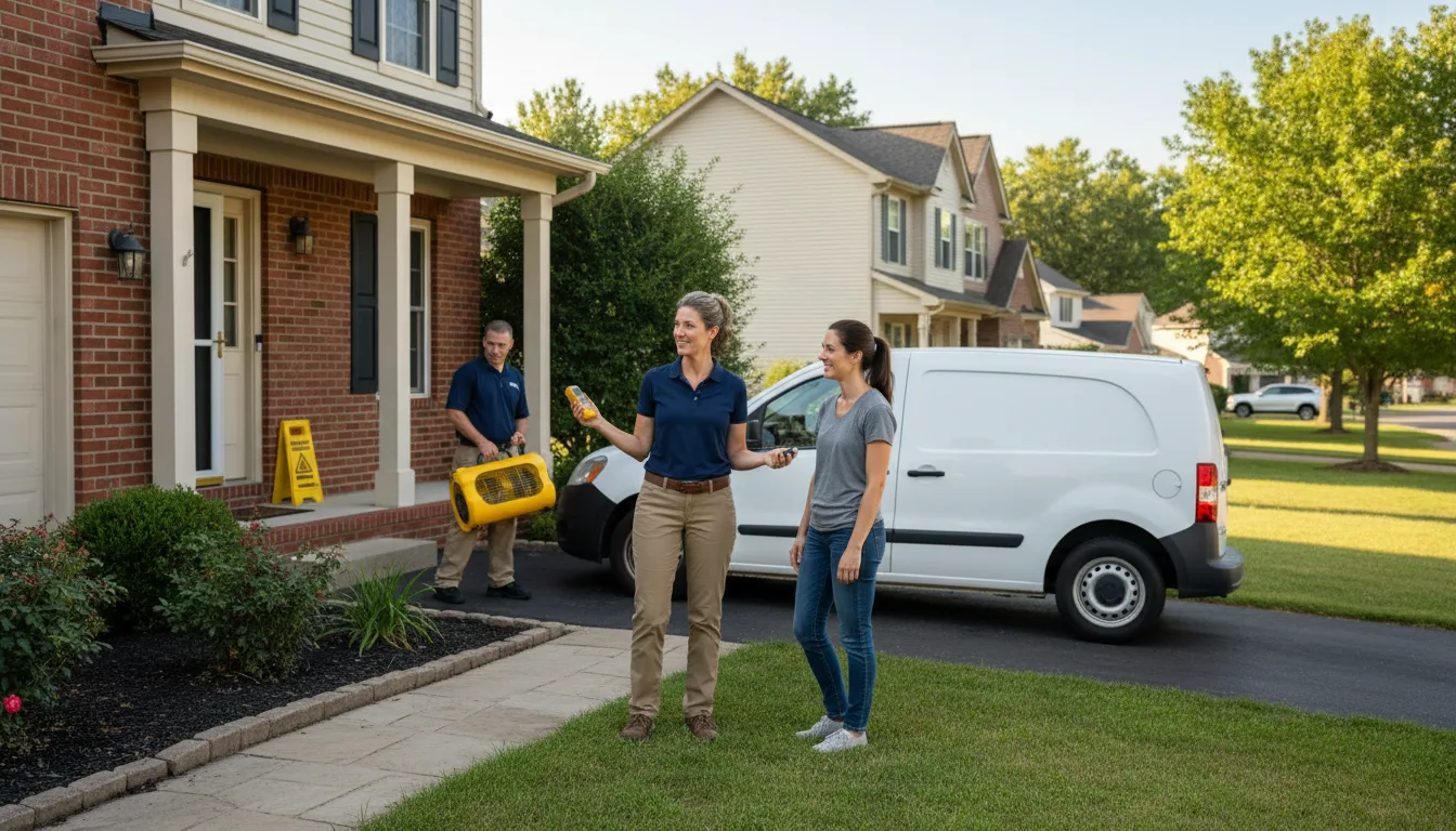 Water restoration image for Water Damage & Restoration Services in Moody, MO